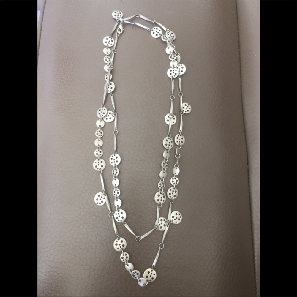 Unique Silver Necklace 44”! - image 2